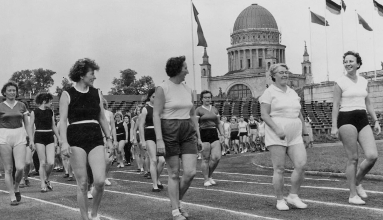 Foto: DFB-Sportfest im ETS, 1959 © Potsdam Museum, FS1182, Foto Herbert Dörries