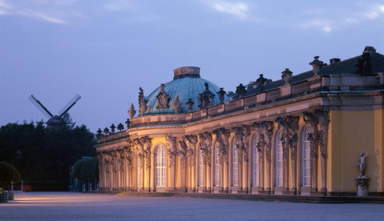Schloss Sanssouci, Foto: Hans Bach, Lizenz: SPSG