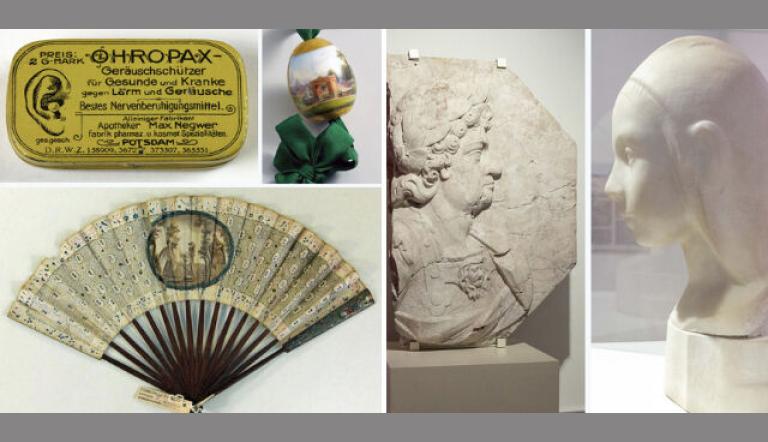 Collage von Objekten aus der Stadtgeschichtlichen Ausstellung, Foto: PM, Lizenz: Potsdam Museum