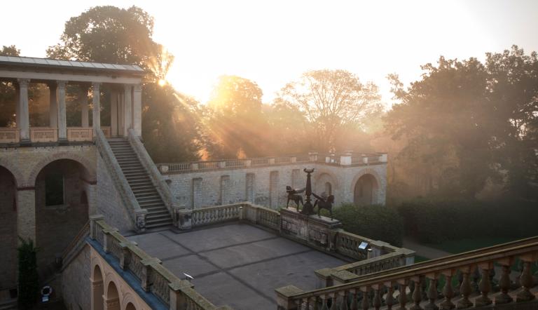 Belvedere Sonnenaufgang, Foto: Leo Seidel, Lizenz: © SPSG/FVP