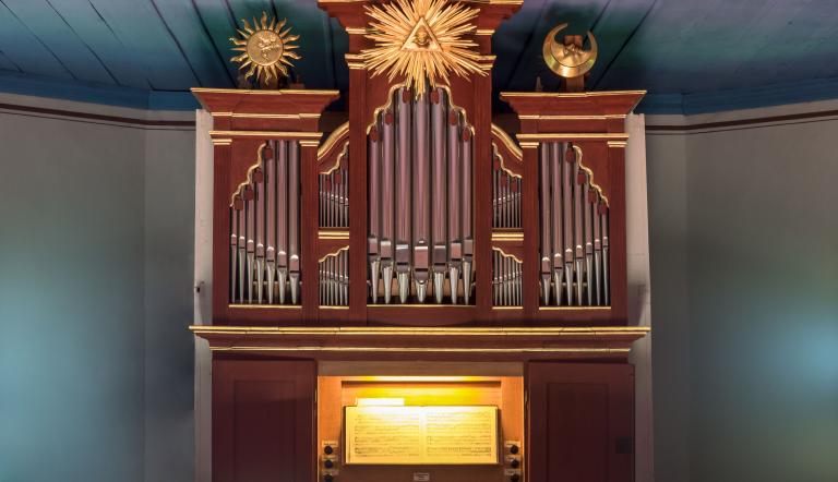 Schuke-Orgel der Dorfkirche Nattwerder, Foto: Andreas Fink, Lizenz: Andreas Fink