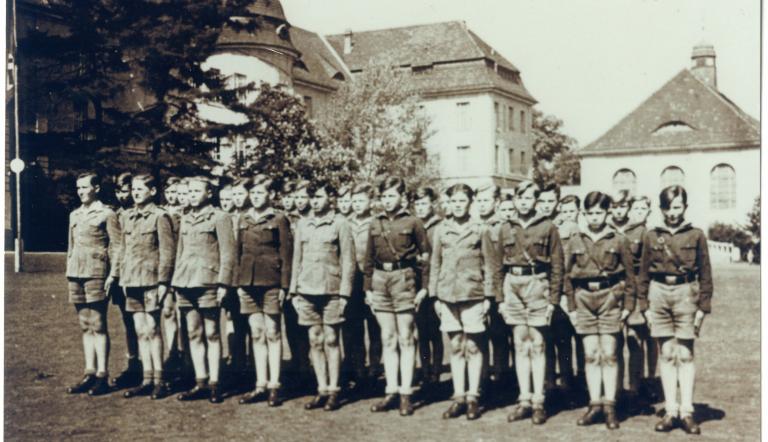 Schüler in der NAPOLA Potsdam, ca. 1940, Foto: BLPB, Hans-Joachim Hamann, Lizenz: BLPB, Hans-Joachim Hamann