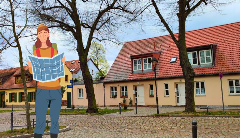 Weberplatz in Babelsberg, Foto: Karolin Steinke, Lizenz: Kulturfeste im Land Brandenburg e.V.
