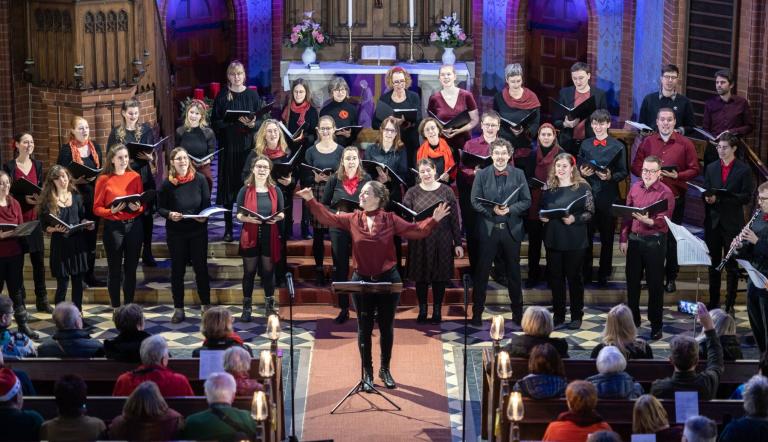 Weihnachtskonzert 2024, Foto: Detlev Scheerbarth, Lizenz: Chorlektiv Potsdam