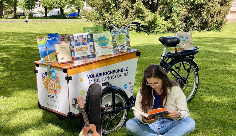 Pop-Up-Bibliothek, Foto: Nicole Wagner