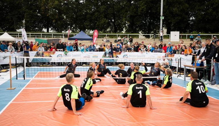 Sitzvolleyball, Foto: City-Press Berlin, Lizenz: City-Press Berlin