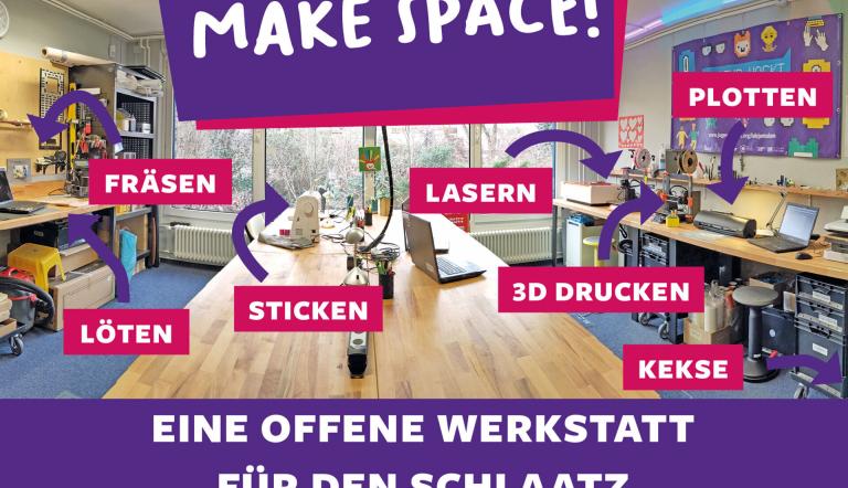 MakeSpace - Offene Werkstatt im Schlaatz, Foto: Li