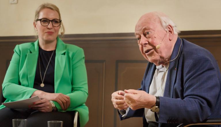 Zeitzeugengespräch mit Jochen Stern, Foto: Foto Hagen Immel, Lizenz: © Stiftung Gedenkstätte Lindenstraße