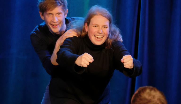 Improvisationstheaterworkshop, Foto: Thomas Spikermann, Lizenz: Stefan Pinter