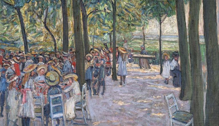 Theo von Brockhusen, Schulausflug, 1908, Privatbesitz (Ausschnitt), Foto: Michael Lüder