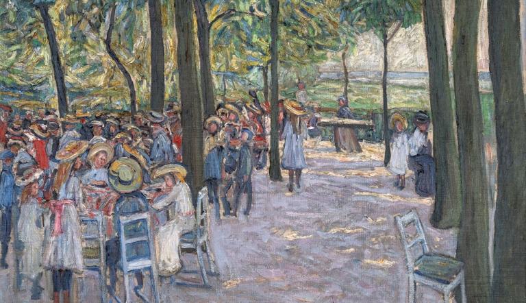 Theo von Brockhusen, Schulausflug, 1908, Privatbesitz (Ausschnitt), Foto: Michael Lüder