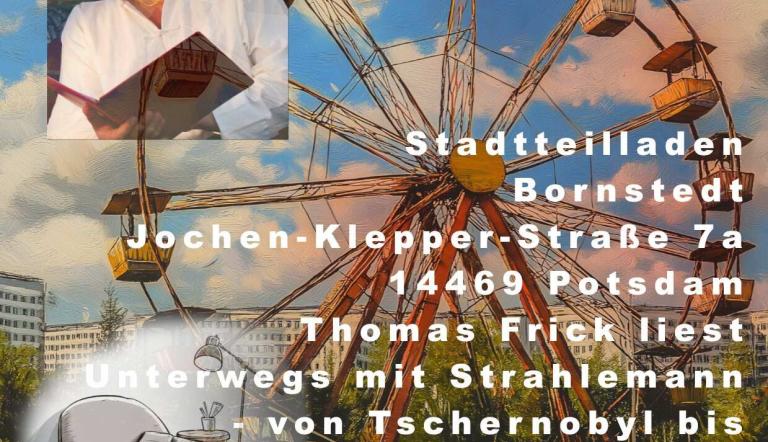 Frick Lesung, Foto: Stadtteilarbeit Bornstedt, Lizenz: Stadtteilkoordination Bornstedt