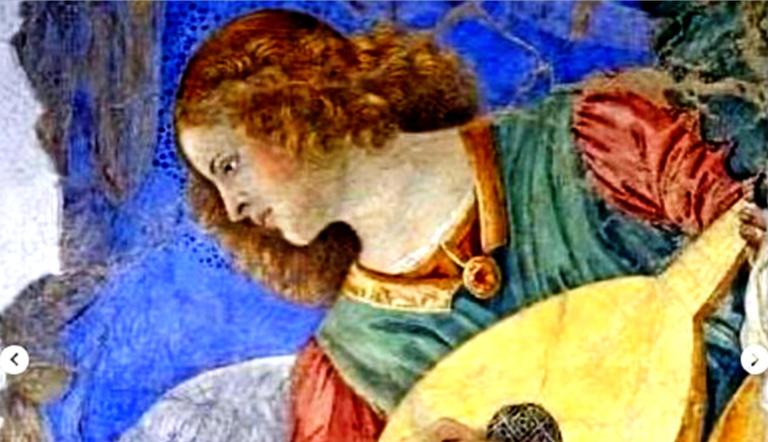 Melozzo da Forlì: Musizierende Engel,  Kirche der Heiligen Apostel, um 1475, Rom, Foto: Katrin Seifert, Lizenz: Katrin Seifert Melozzo da Forlì: Musizierende Engel,  Kirche der Heiligen Apostel, um 1475, Rom, Foto: Katrin Seifert, Lizenz: Katrin Seifert