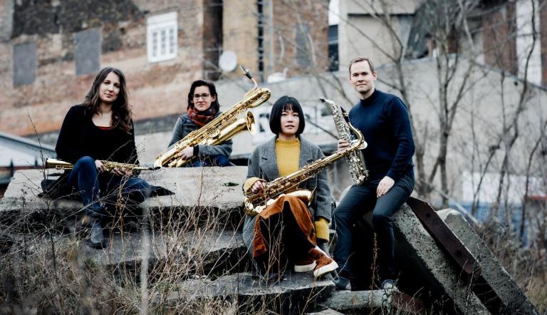 Saxophonquartett „Adumá“ , Foto: © Zuzanna Specjal, Lizenz: © Zuzanna Specjal