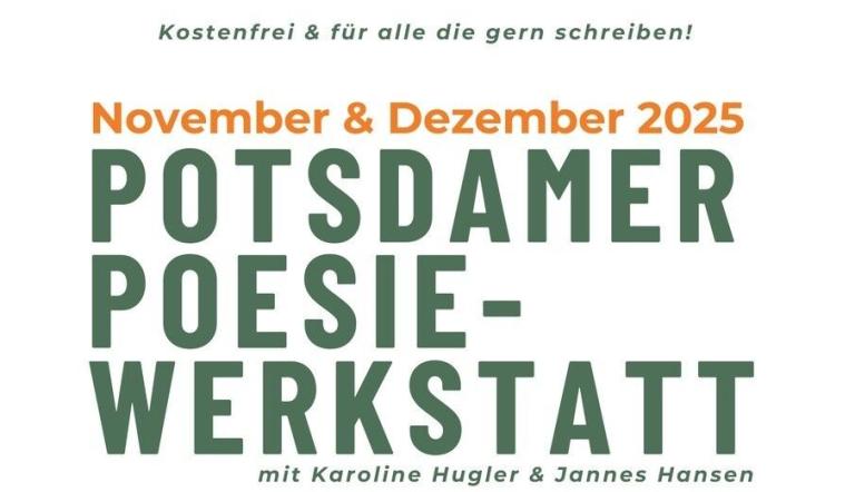 Potsdamer Poesiewerkstatt, Foto: Jannes Hansen, Lizenz: Jannes Hansen