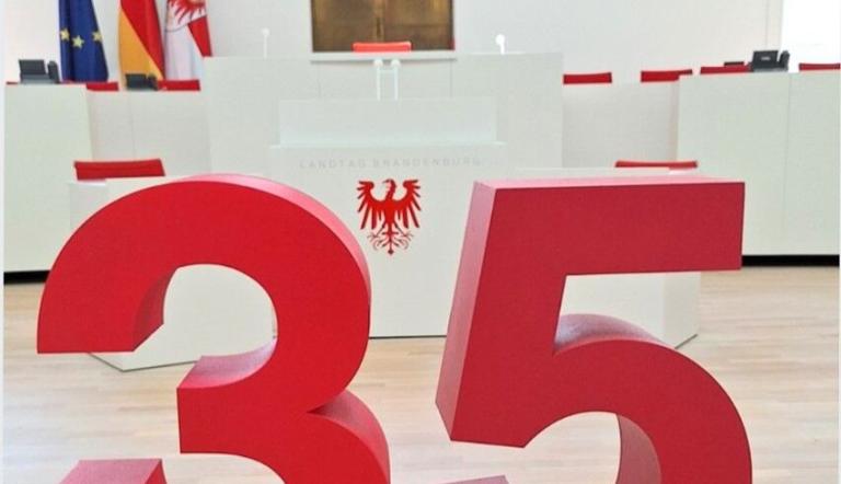 Plenarsaal Landtag Brandenburg, Foto: Landtag Brandenburg, Lizenz: © Landtag Brandenburg