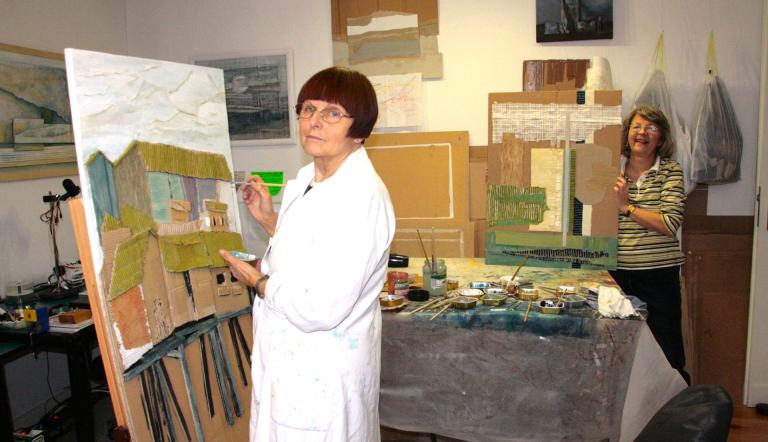 Kunstkurs im Atelier von annhoff, Foto: annhoff, Lizenz: annhoff Kunstkurs im Atelier von annhoff, Foto: annhoff, Lizenz: annhoff