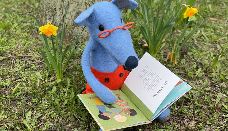 Lupe liest, Foto: SLB/Okrent Lupe liest, Foto: SLB/Okrent