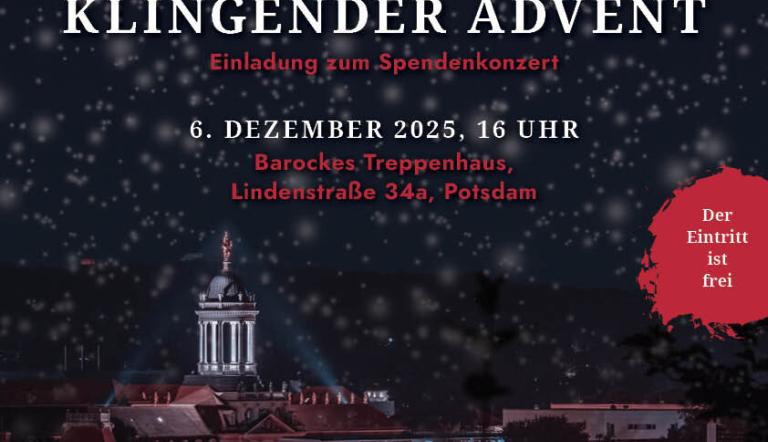 Klingender Advent 2023, Foto: designunit.de, Lizenz: Stiftung Großes Waisenhaus zu Potsdam