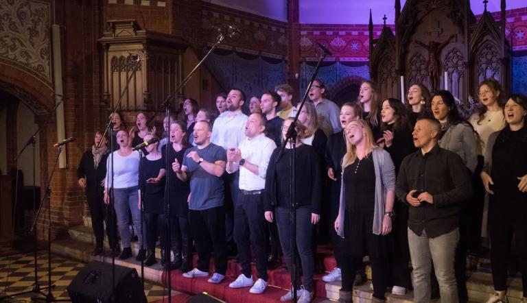 Lange Nacht der Gospelchöre 2025, Foto: Bernd Eufinger, Lizenz: Potsdam Gospel Choir