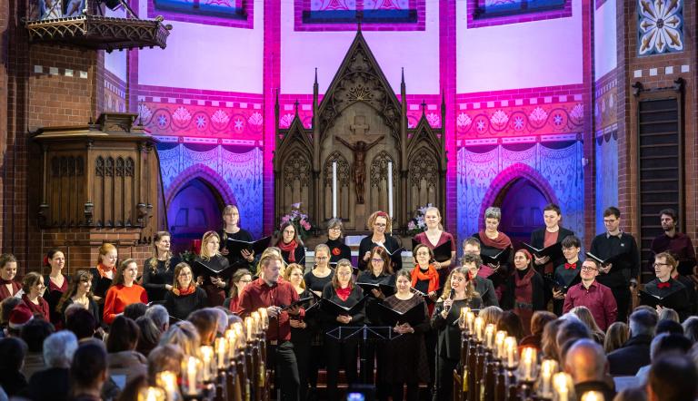 Weihnachtskonzert 2025 des Chorlektiv Potsdam, Foto: Detlev Scheerbarth, Lizenz: Chorlektiv Potsdam e.V.