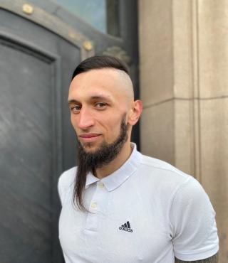 Kandidat für den Migrantenbeirat Egor Alekseev