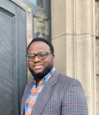 Cyprian Ngeme Ajang ist Mitglied im Migrantenbeirat Cyprian Ngeme Ajang ist Mitglied im Migrantenbeirat