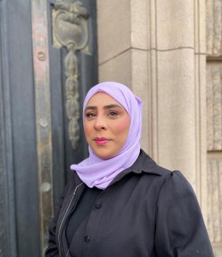 Kandidatin für den Migrantenbeirat Ali Evin