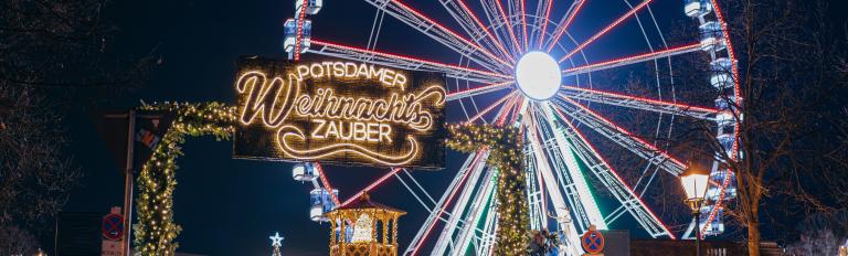 Riesenrad auf dem Potsdamer Weihnachtszauber