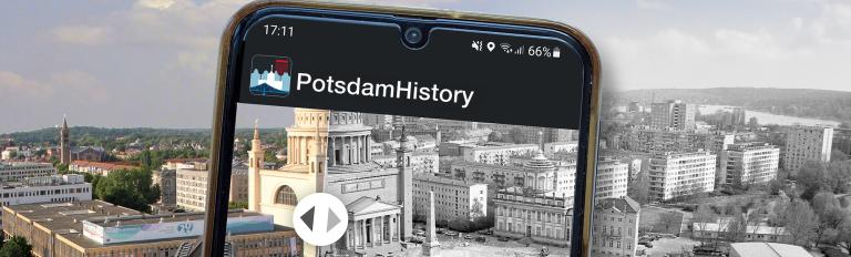 Skyline Potsdam mit der PotsdamHistory App